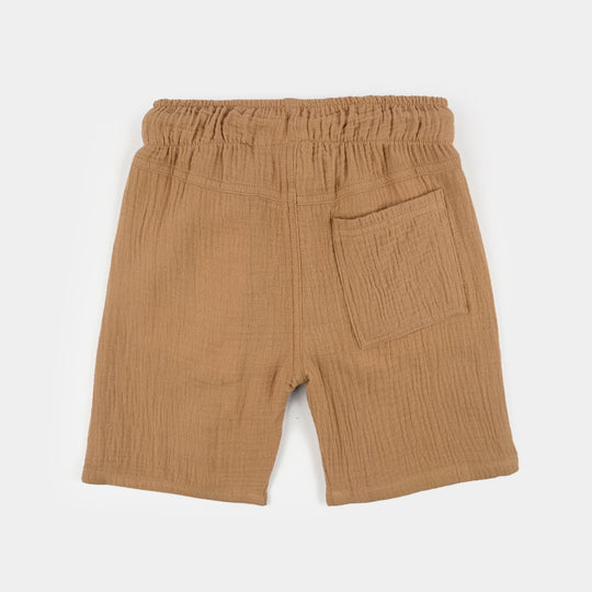 Teens Boys Gauze Woven Suit Skate - Brown