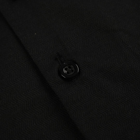 Boys Yarn Dyed Woven Suit - Black