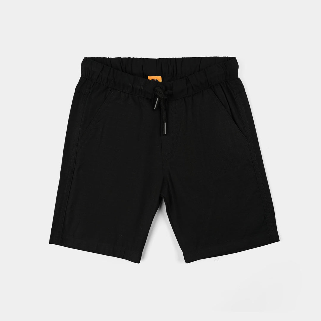 Boys Yarn Dyed Woven Suit - Black