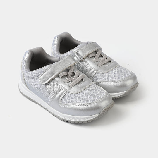 Girls Joggers G619-X2-SILVER