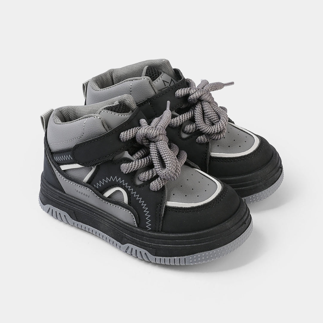 Boys Boots SY192-Black.Grey