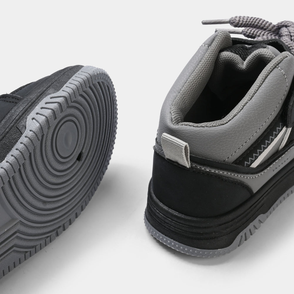 Boys Boots SY192-Black.Grey