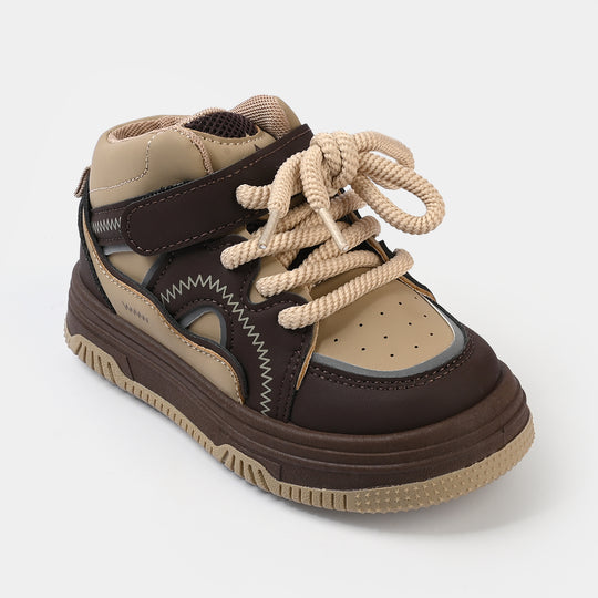 Boys Boots SY192-Coffee.Camel