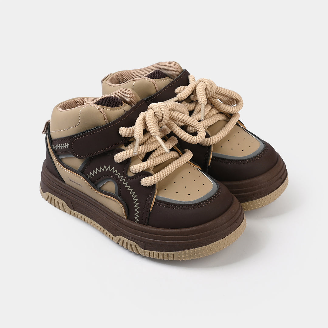 Boys Boots SY192-Coffee.Camel