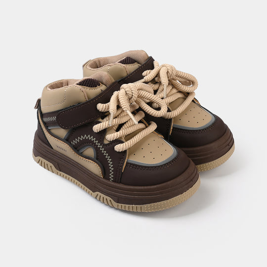 Boys Boots SY192-Coffee.Camel