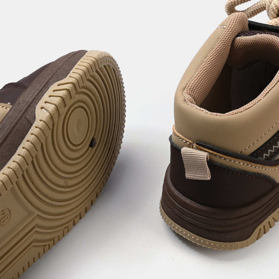 Boys Boots SY192-Coffee.Camel