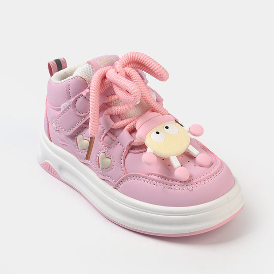 Girls Boots TX675-Pink.Beige