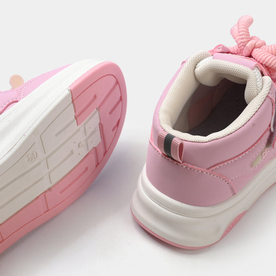 Girls Boots TX675-Pink.Beige