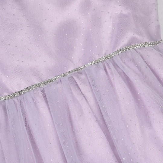 Infant Girls Net Fancy Frock-Little Fairy-Lilac