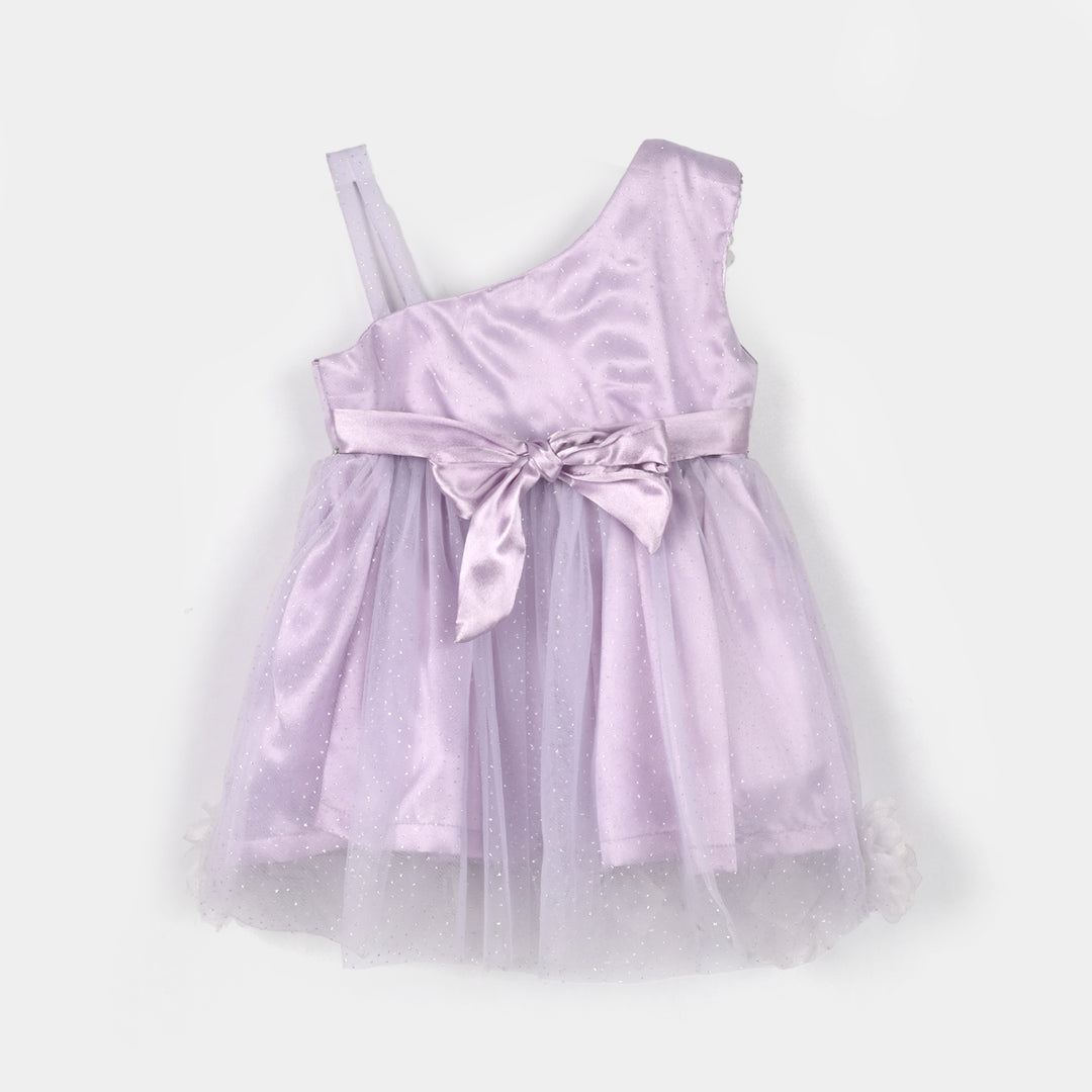 Infant Girls Net Fancy Frock-Little Fairy-Lilac
