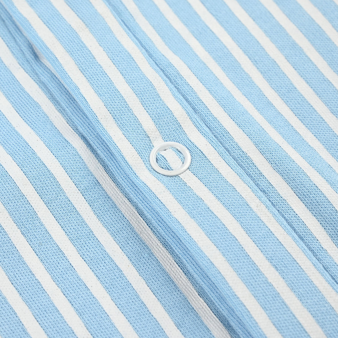Infant Boys Cotton Interlock Romper (Happy Days) - Blue
