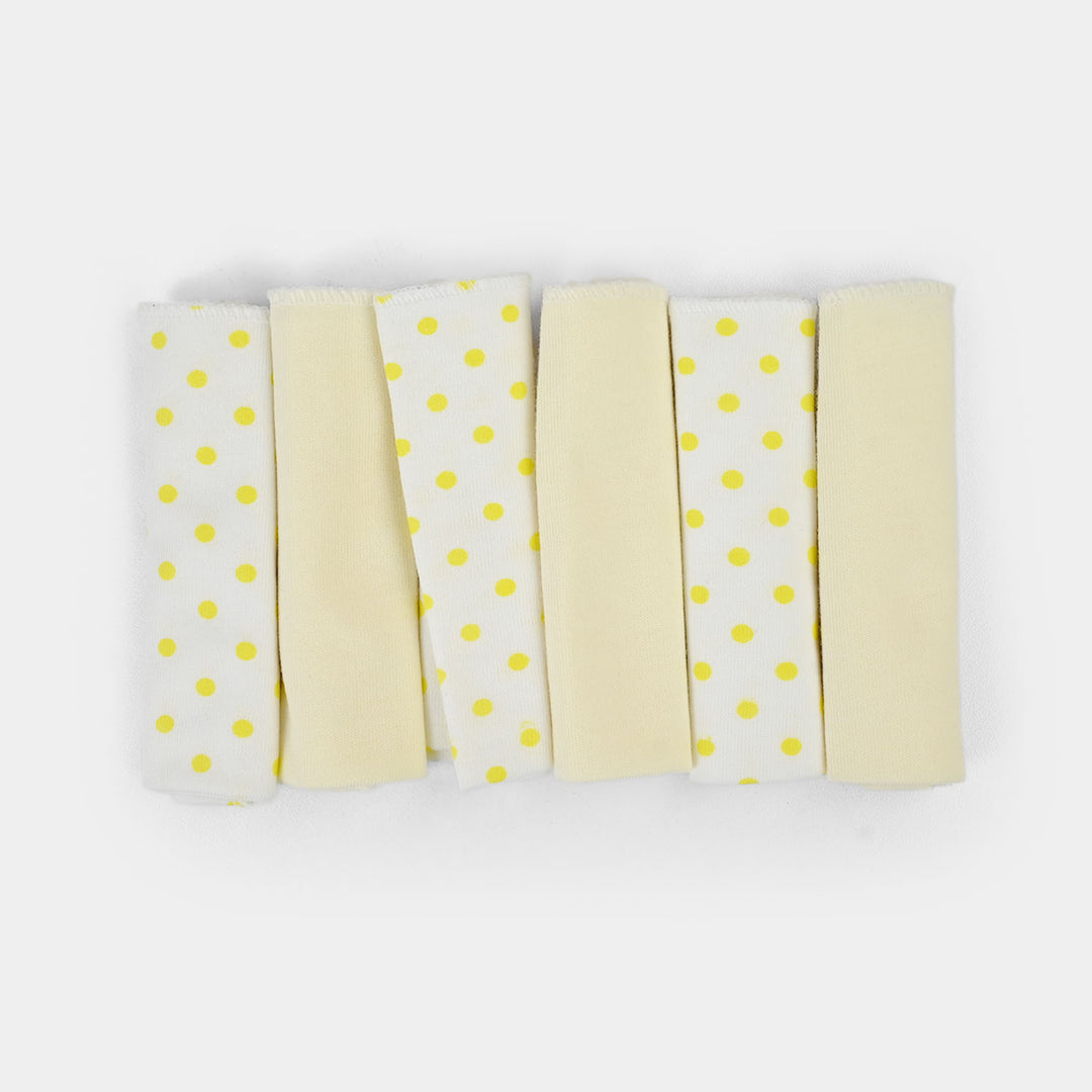 Baby Hooded Wrapping Sheet + 6Pcs Washcloths