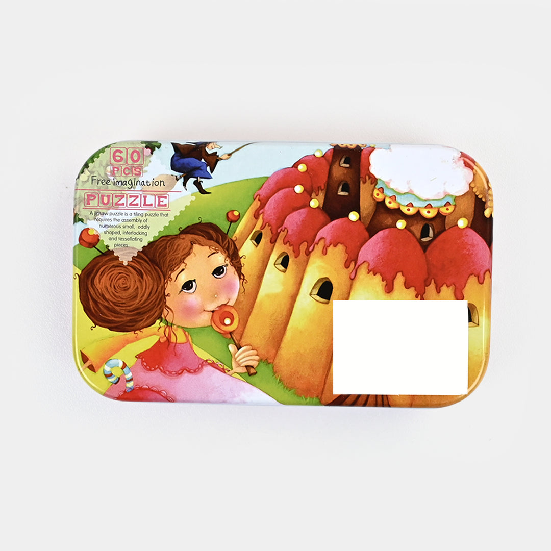 Jigsaw Puzzle Tin Box |60Pcs Set