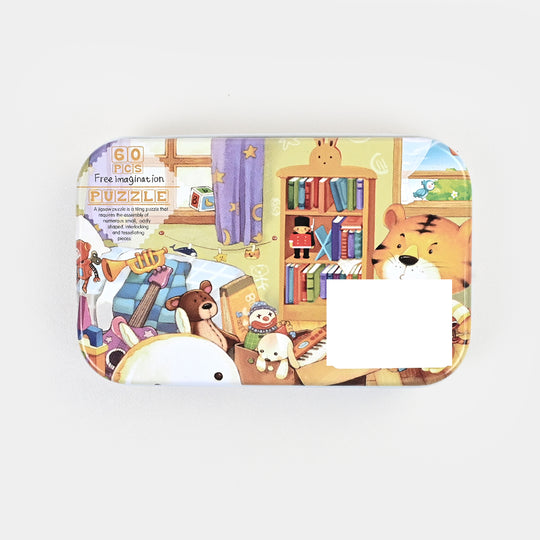 Jigsaw Puzzle Tin Box |60Pcs Set
