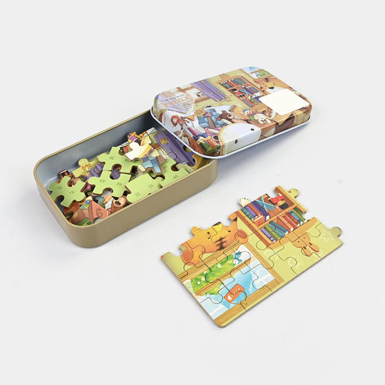 Jigsaw Puzzle Tin Box |60Pcs Set