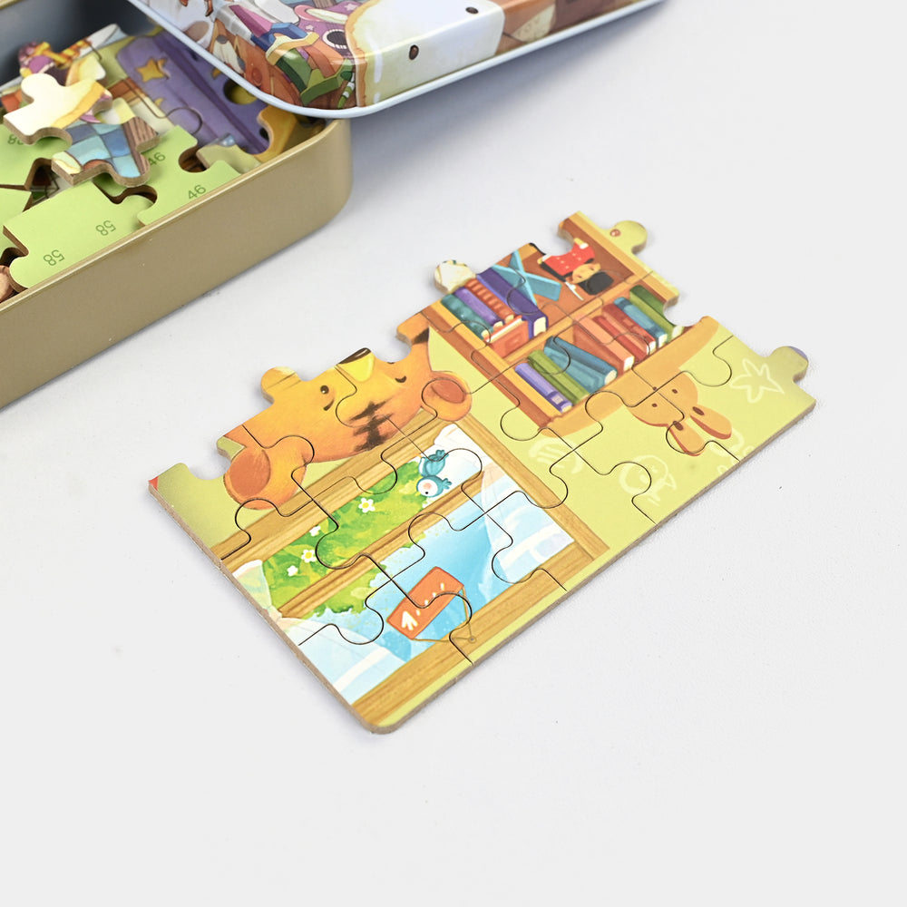 Jigsaw Puzzle Tin Box |60Pcs Set