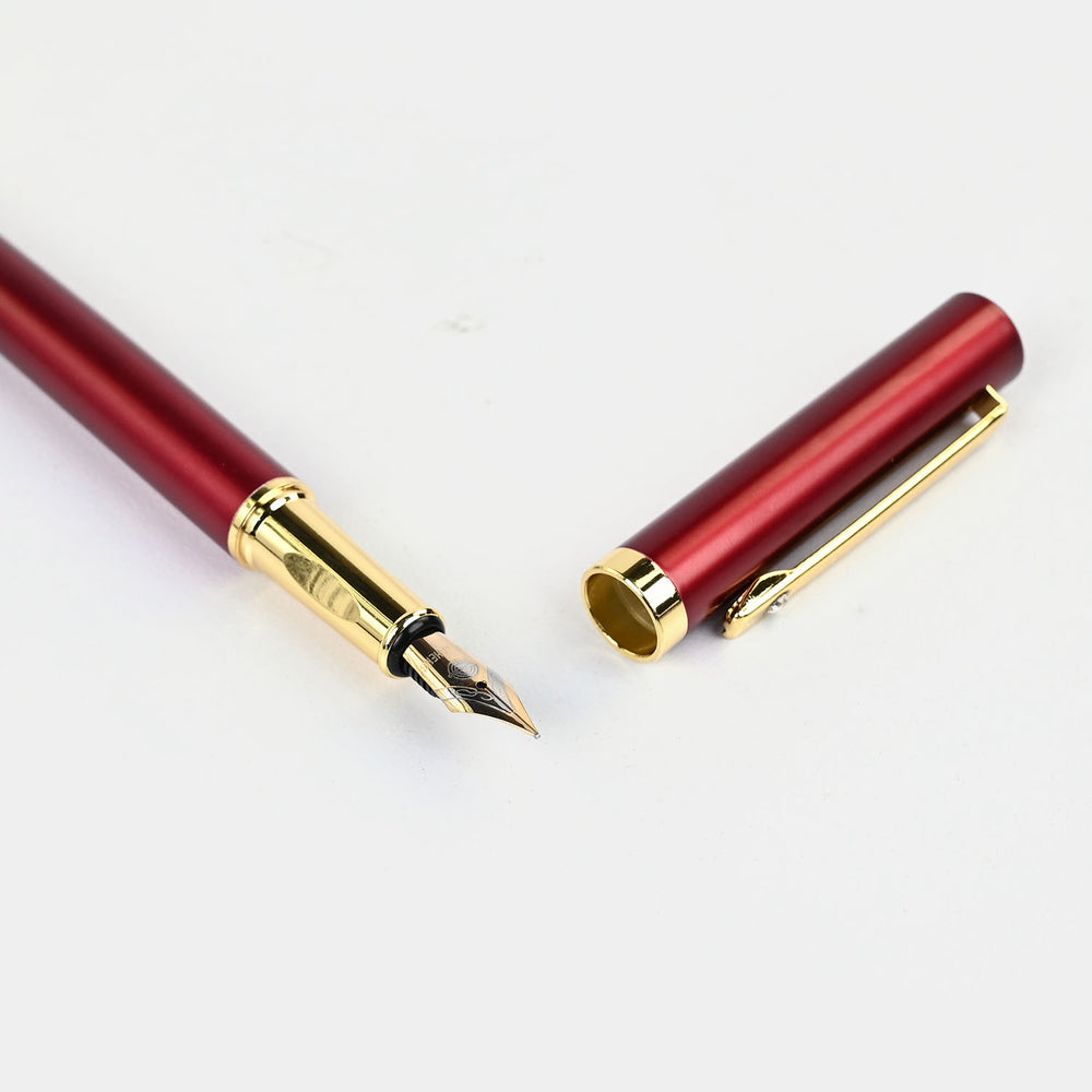 Fancy Ink Pen with Plastic Case