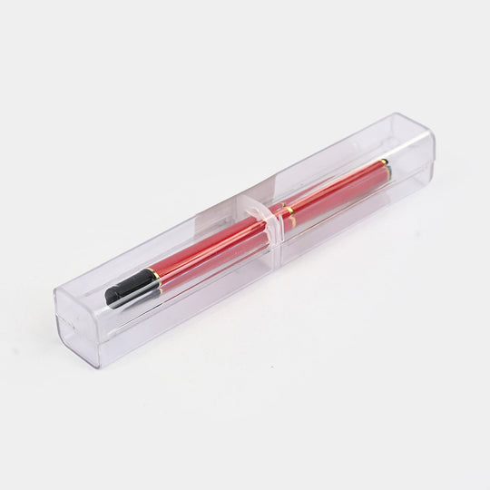 Fancy Ink Pen with Plastic Case