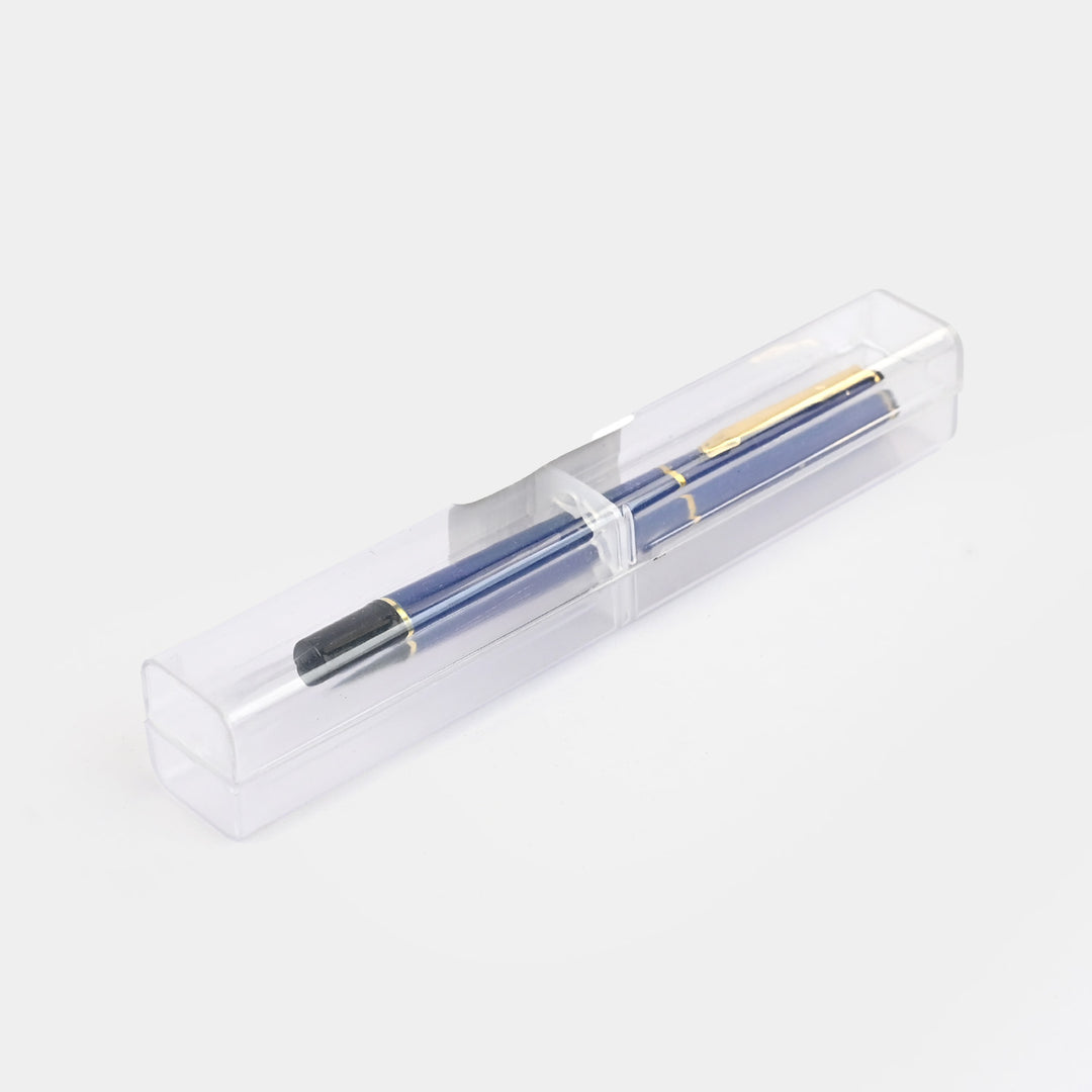 Fancy Ink Pen with Plastic Case