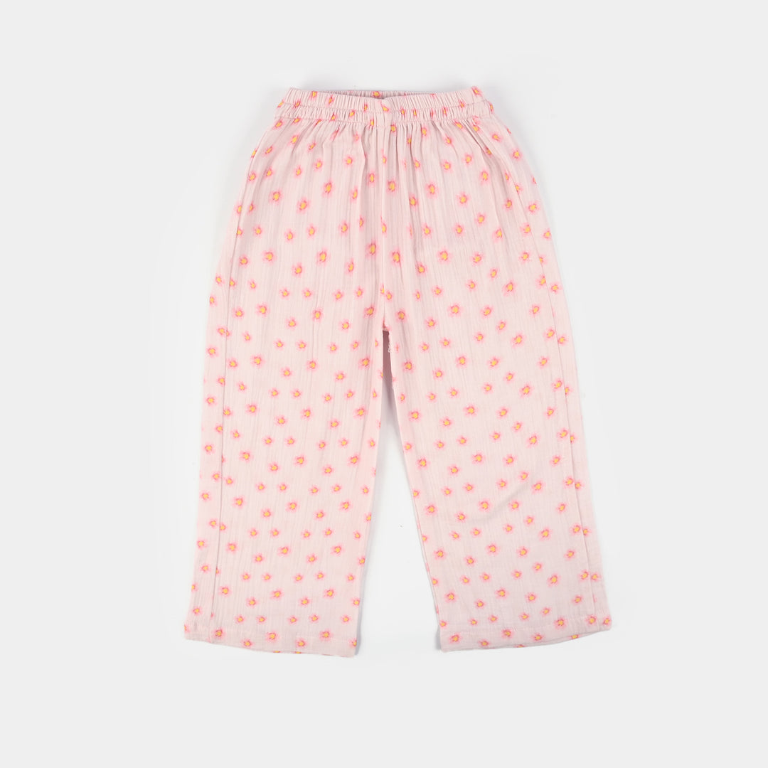 Girls Gauze Co-Ord Set (Orchid) - Baby Pink