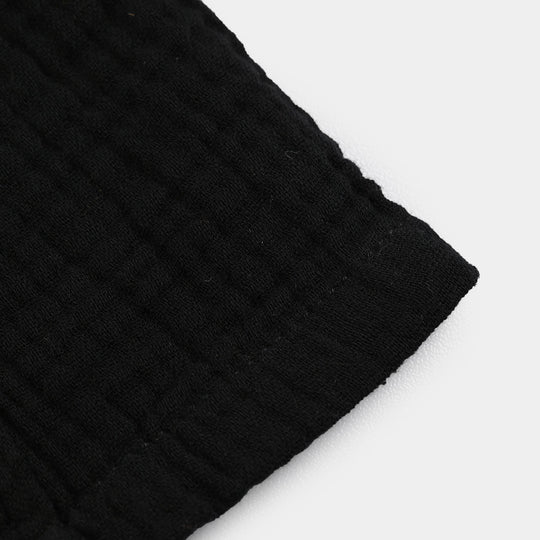 Boys Gauze Shorts (Power Move) - Black