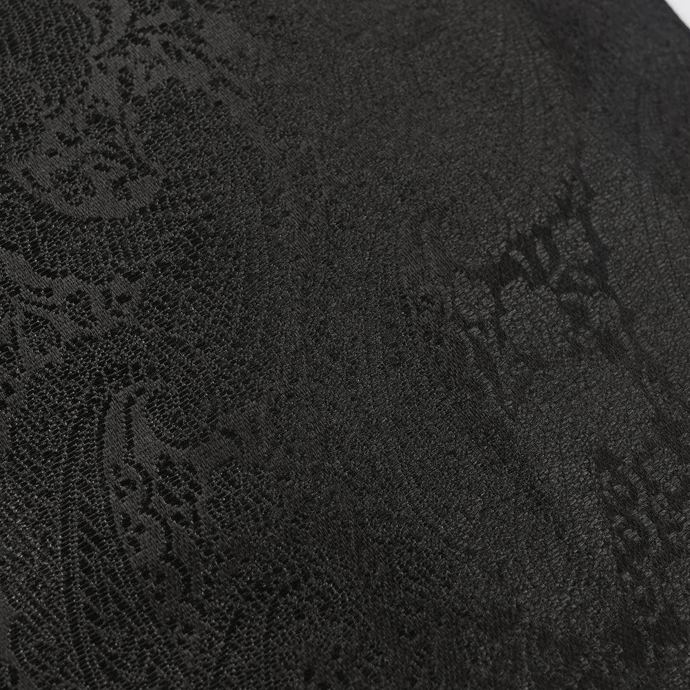 Boys Poly Viscose Waistcoat (Black Jamawar)