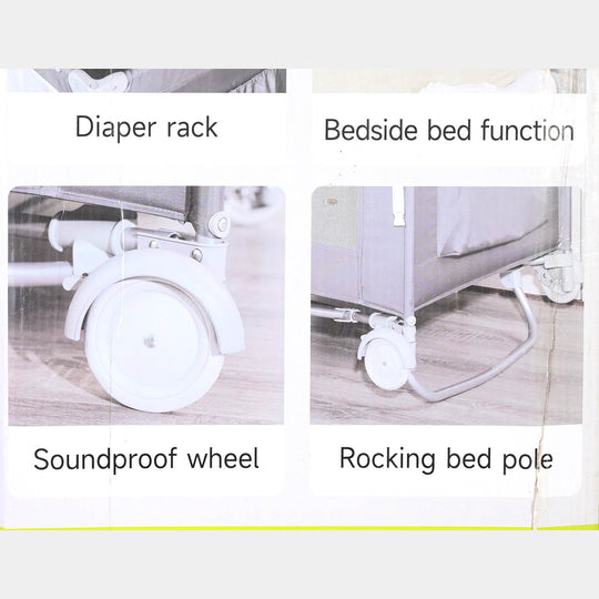 Baby Multifunctional Bedside Playard & Travel Cot