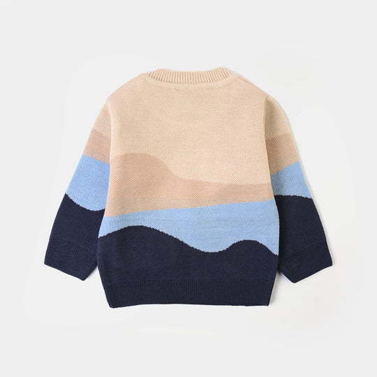 Infant Boys Sweater-Adventure-Multi