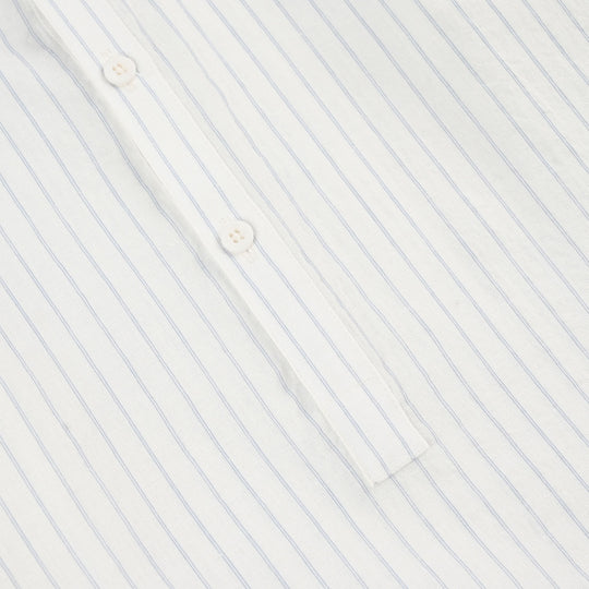 Boys Yarn Dyed Kurta (Stripe) - Blue