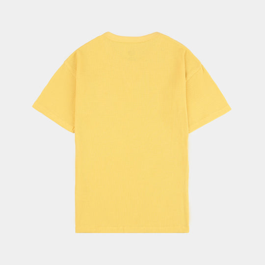 Boys Thermal T-Shirt (Get Ready BRO) - Yellow