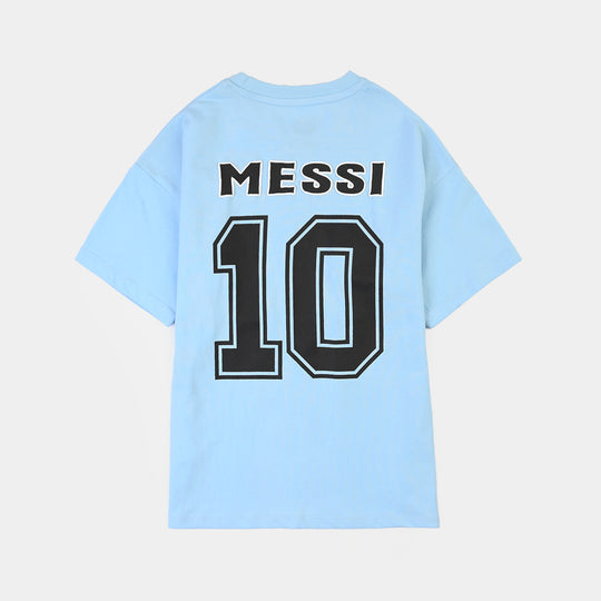 Boys Cotton Jersey T-Shirt Miami-Blue