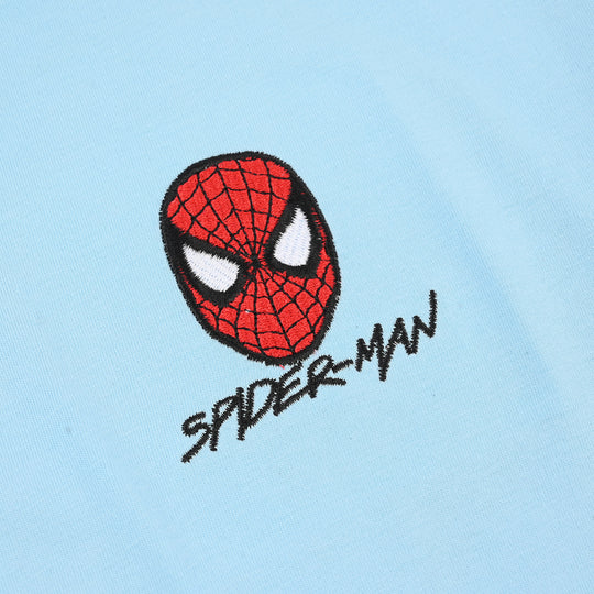 Boys Character Print Cotton Jersey T-Shirt – Sky Blue