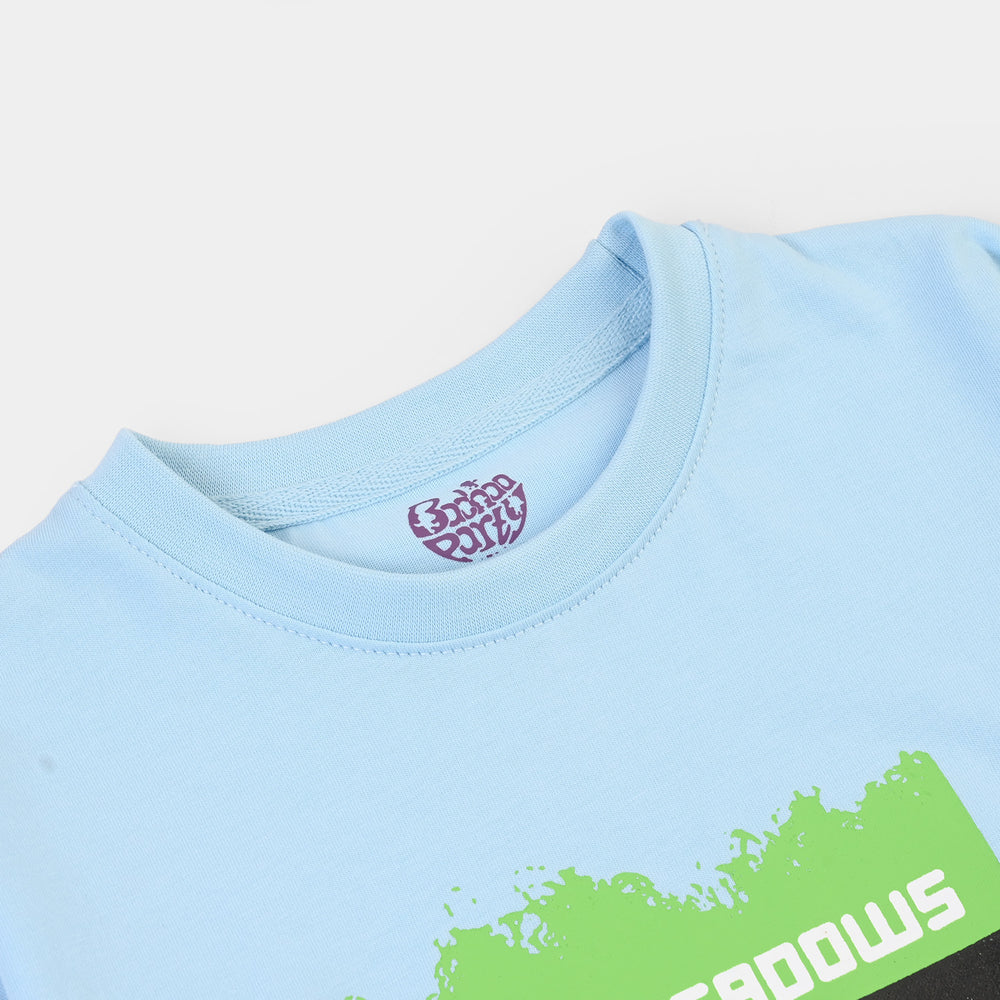 Boys Cotton Jersey T-Shirt Nanga Parbat - Blue
