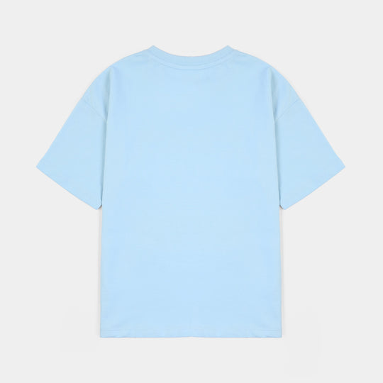 Boys Cotton Jersey T-Shirt Nanga Parbat - Blue