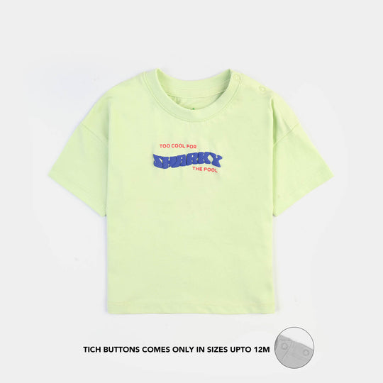 Infant Boys Cotton Jersey T-Shirt Sharky- Blue