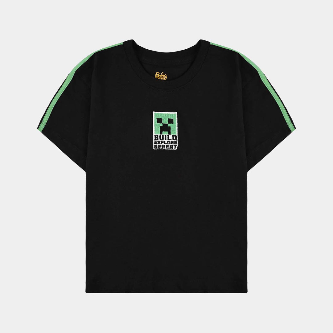 Boys Cotton Jersey T-Shirt H/S Mine-Jet Black
