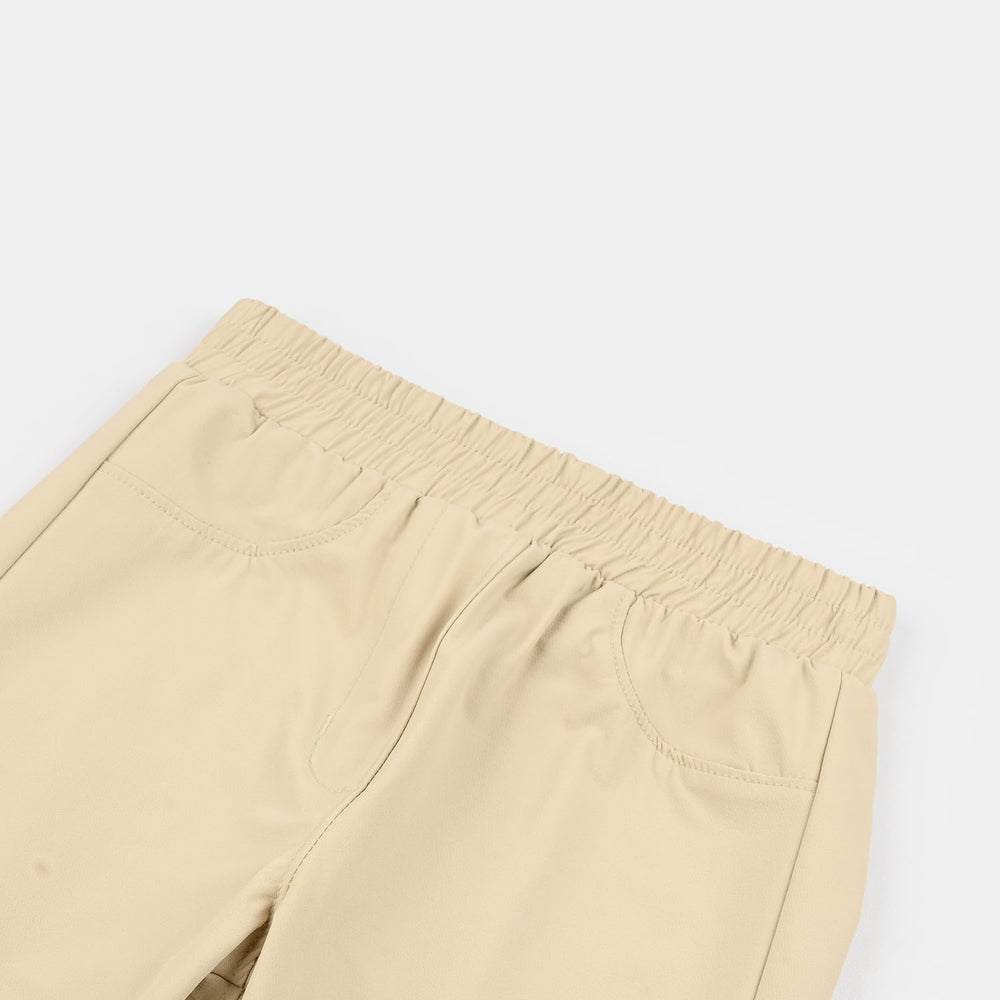 GIRLS Polyester JEGGING SKINNY-BEIGE