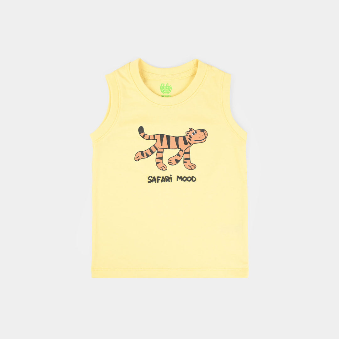 Infant Boys Jersey/Terry Sando (Safari Mood) - Yellow