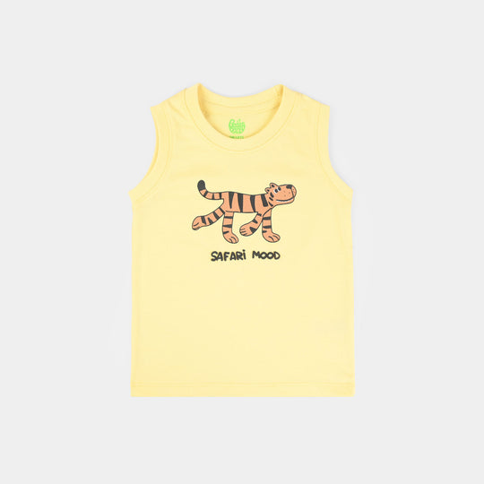 Infant Boys Jersey/Terry Sando (Safari Mood) - Yellow