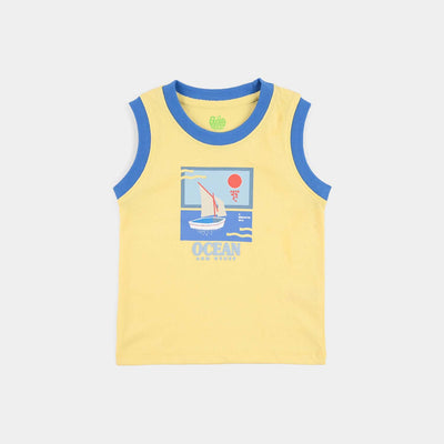 Infant Boys Jersey/Terry Sando - Yellow
