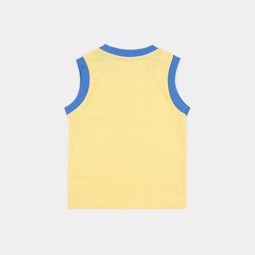 Infant Boys Jersey/Terry Sando - Yellow