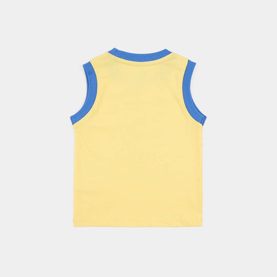 Infant Boys Jersey/Terry Sando - Yellow
