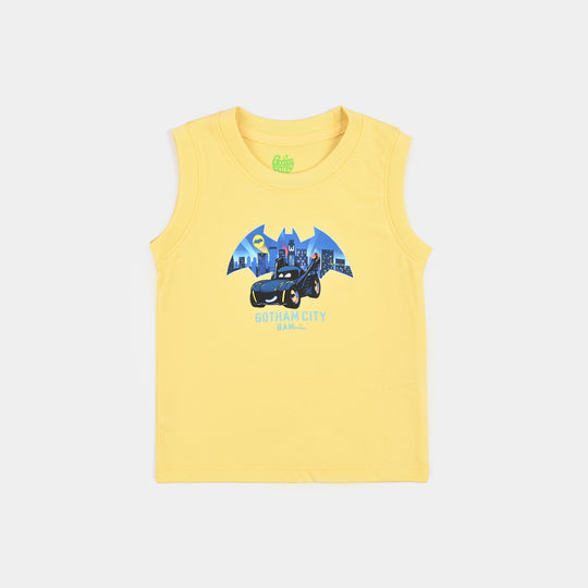 Infant Boys Jersey/Terry Sando Bat-Pale.Banana
