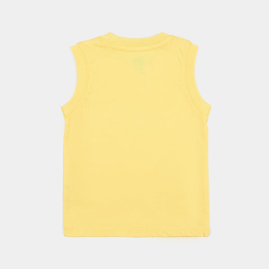 Infant Boys Jersey/Terry Sando Bat-Pale.Banana