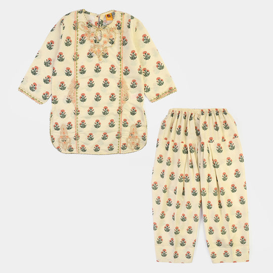 Girls Poly Lawn 2Pcs Bird