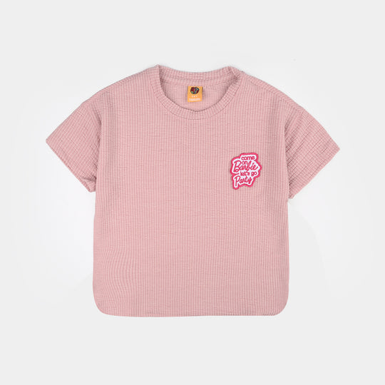 Girls Thermal T-Shirt - Pink
