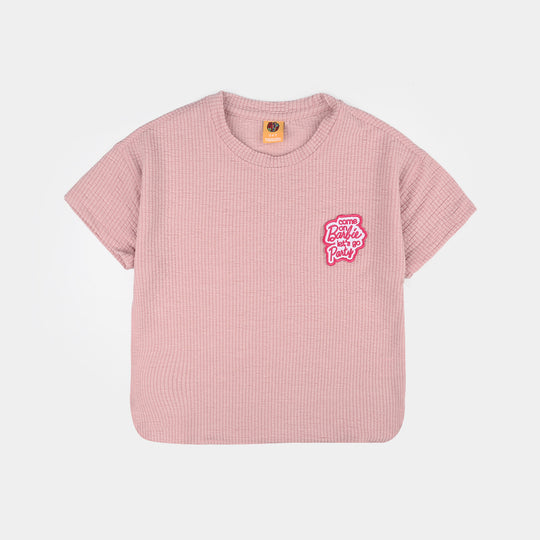 Girls Thermal T-Shirt - Pink