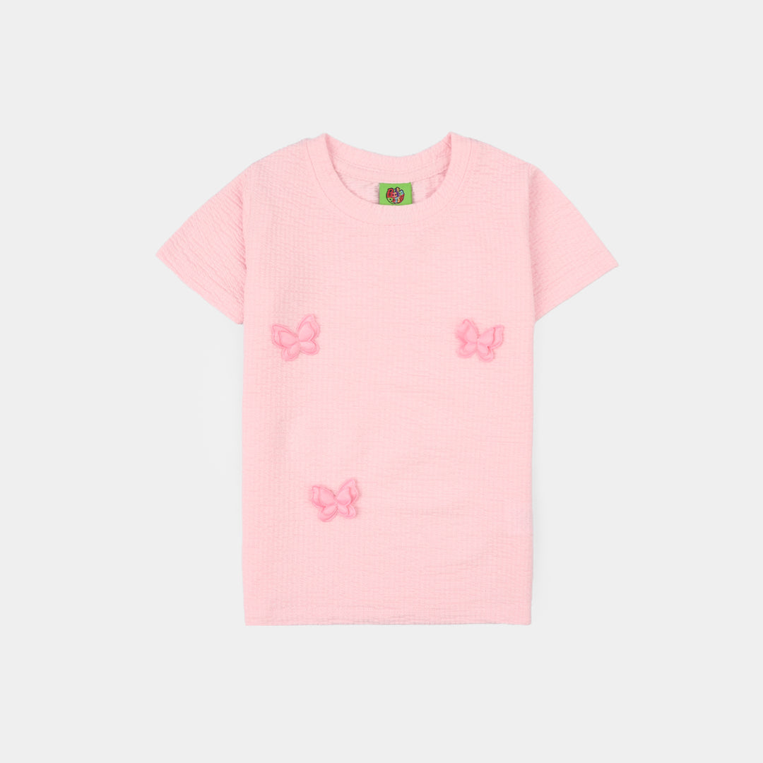 Infant Girls Thermal Suit (Tiny Wings) - Pink