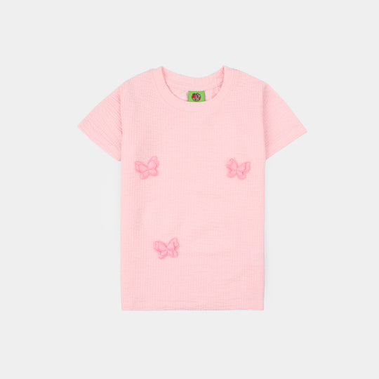 Infant Girls Thermal Suit (Tiny Wings) - Pink