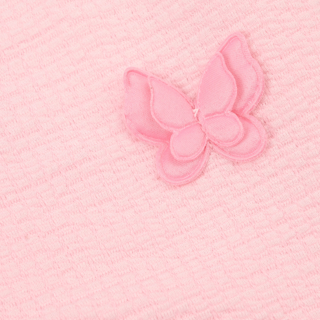 Infant Girls Thermal Suit (Tiny Wings) - Pink